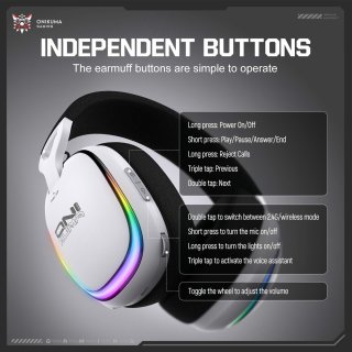 Onikuma GT805 4-Mode Vezeték Nélküli Gamer Headset