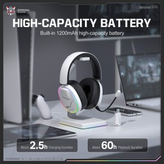 Onikuma GT836 4-Mode Vezeték Nélküli Gamer Headset
