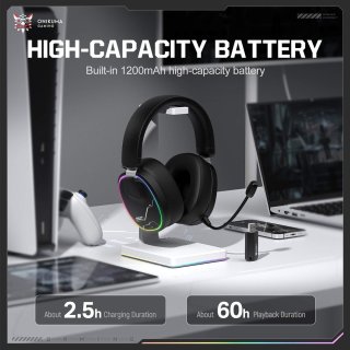 Onikuma GT836 4-Mode Vezeték Nélküli Gamer Headset