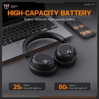 Onikuma GT886 Tri-Mode Vezeték Nélküli Gamer Headset