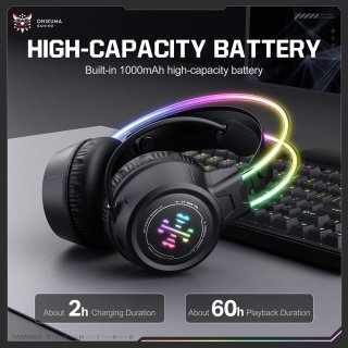Onikuma GT889 Tri-Mode Vezeték Nélküli Gamer Headset