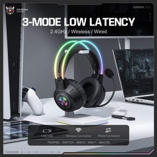 Onikuma GT889 Tri-Mode Vezeték Nélküli Gamer Headset