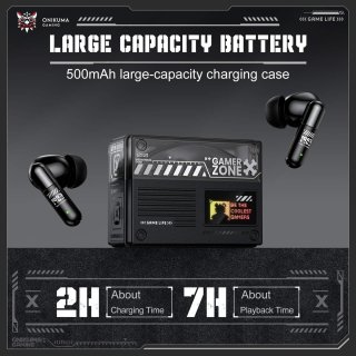 Onikuma TX602 Tri-Mode Vezeték Nélküli Gamer Fülhallgató TWS