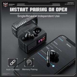 Onikuma TX602 Tri-Mode Vezeték Nélküli Gamer Fülhallgató TWS