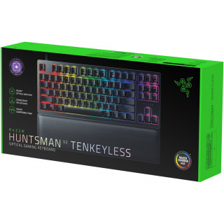 Razer Huntsman V2 TKL Mechanikus Gamer Billentyűzet - Angol kiosztás