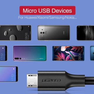 UGREEN US289 Micro USB Kábel 0.5m