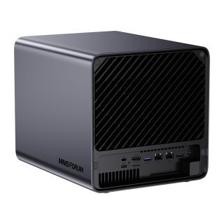 Minisforum NAS N5 Pro Mini PC (AMD Ryzen AI 9 HX Pro 370, 32GB RAM, 128GB SSD)