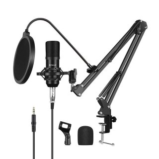 Puluz PU612B Kondenzátor Mikrofon