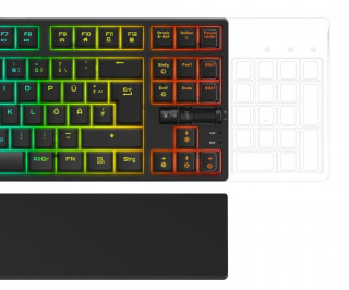 Hama uRage M3chanical Exodus 860 TKL (Red Switch) RGB LED Gaming Billentyűzet