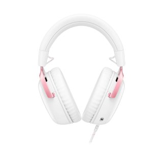 HyperX Cloud III Gamer Fejhallgató - Fehér/Rózsaszín
