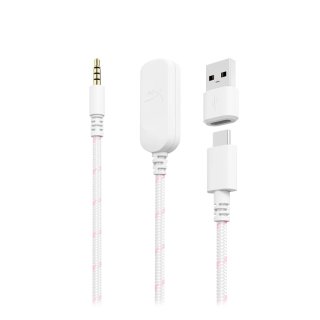 HyperX Cloud III Gamer Fejhallgató - Fehér/Rózsaszín