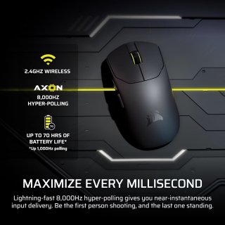 Corsair Sabre V2 Pro Ultralight Wireless gaming egér fekete