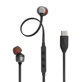 JBL Tune 310C USB-C Vezetékes fülhallgató, Fekete