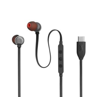 JBL Tune 310C USB-C Vezetékes fülhallgató, Fekete