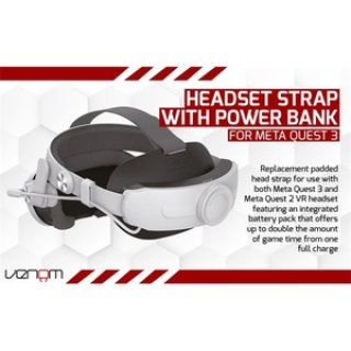 VENOM Meta Quest 2 & 3 headset pánt és akkumulátor