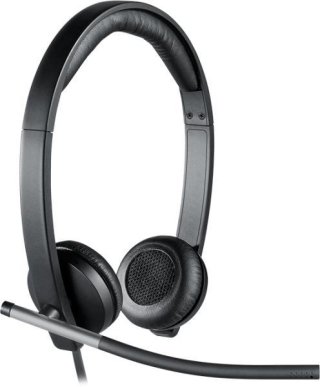 Logitech H650e Vezetékes Fejhallgató - Fekete