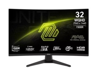 MSI MAG 321CQF E18 31,5" WQHD 180Hz Ívelt Gamer Monitor
