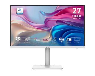 MSI Modern MD272UPHW 27" UHD IPS Fehér Monitor