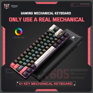 Onikuma MT605 Tri-Mode Vezeték Nélküli Mechanikus Gamer Billentyűzet