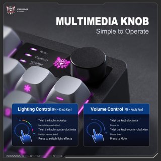 Onikuma MT902 Tri-Mode Vezeték Nélküli Gamer Billentyűzet