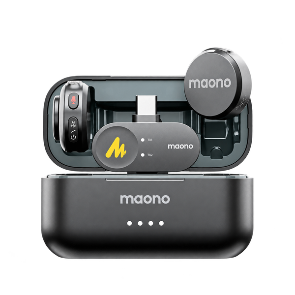 MAONO Wave T5 Csiptethető Vezeték Nélküli Zajszűrős Mikrofon Kit
