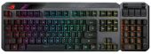 ASUS ROG Claymore II Mechanikus Vezeték Nélküli Gamer Billentyűzet - Magyar kiosztás, EGYEDI switch, RGB, Mechanikus, Normál, anti ghosting, csuklótámasz, vezeték nélküli, wireless, USB