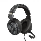 Trust GXT 433K Pylo Gamer Headset, Stereo, Over-Ear, mikrofonos, 3.5mm jack, vezetékes