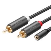 UGREEN AV102 3,5mm Jack - 2x RCA Audio Kábel 0,25m