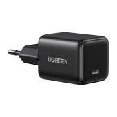 Ugreen X512 20W GaN USB-C fali töltő fekete színben