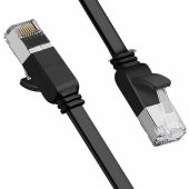 UGREEN NW101 Cat.6 UTP Lapos Hálózati Kábel 3m Fekete
