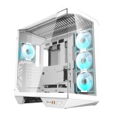 DarkFlash DY470 Számítógépház - Fehér - 4 ventilátorral - PC alkatrészek
