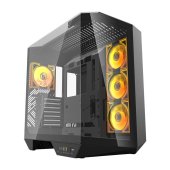 DarkFlash DY470 Számítógépház - Fekete - PC alkatrészek