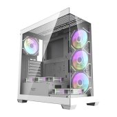 DarkFlash DS900 Számítógépház - Fehér - 7 ARGB ventilátorral - PC alkatrészek