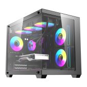 DarkFlash B275 PRO Mini Tower Számítógépház 6 ventilátorral