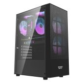DarkFlash A290 ATX Számítógépház 3db RGB Ventilátorral