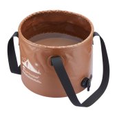 Flextail Flex Bucket 20L összecsukható vödör barna színben