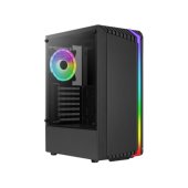 AeroCool Bionic V2 RGB Mid Tower Számítógépház Fekete