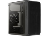 AeroCool CS-107 v1 Mini Tower Számítógépház Fekete