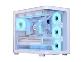 AeroCool P500C Mid Tower Számítógépház Fehér színben