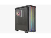 AeroCool Skyline v2 ARGB ATX számítógépház fekete színben