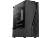 AeroCool Wave ATX Számítógépház Fekete Edzett üveg oldallappal