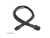 Akasa Flexa V6 6-pin VGA tápkábel hosszabbító 40cm