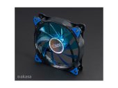 Akasa Vegas LED 12cm Ventilátor - Kék - PC alkatrészek