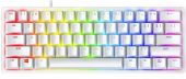 Razer Huntsman Mini Optikai Gamer Billentyűzet - Mercury Edition (Purple Switch) - RGB - Fehér- US kiosztás - 1 év garancia - Billentyűzet