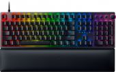 Razer Huntsman V2 Mechanikus Gamer Billentyűzet - Lila Switch - RGB - Fekete - US kiosztás - Billentyűzet