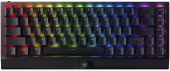 Razer BlackWidow V3 Mini HyperSpeed Vezeték Nélküli Mechanikus Gamer Billentyűzet - Angol kiosztás, GREEN switch, RGB, Mechanikus, Mini, fém, anti ghosting, vezeték nélküli, wireless
