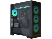 APNX Creator C1-R Midi-Tower számítógépház fekete színben