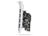 Axagon PCEU-430RS PCIe 4 portos USB 3.2 Gen 1 vezérlőkártya