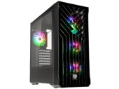 Kolink Unity Cascade ARGB Midi-Tower számítógépház fekete színben