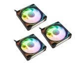 Kolink Umbra X 120mm ARGB PWM ventilátor szett 3 darabos fekete